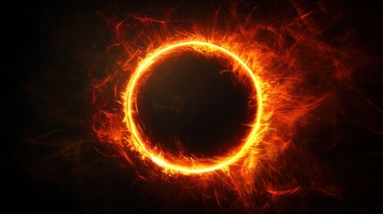Fiery Circle of Light
