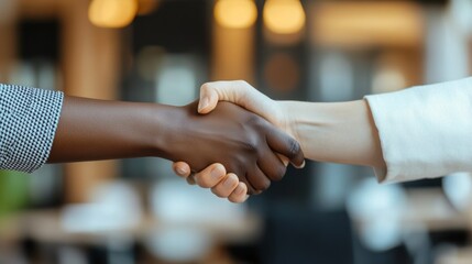 Modern handshake ends racism - Arm wrestling