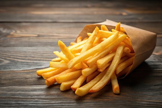 french fries in friterie