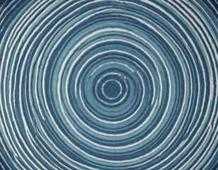 Naklejka premium Abstract concentric circles with rippling effects, creating a soothing, meditative background with soft gradients and gentle, flowing movement. Ai generated image.