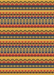  knitted pattarn and design. pointal stitch and fashion. golden colour backround.