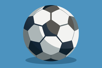 Fototapeta premium Cute Foot ball vector art illustration