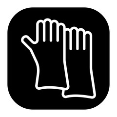 Cleaning Gloves Vector Icons
