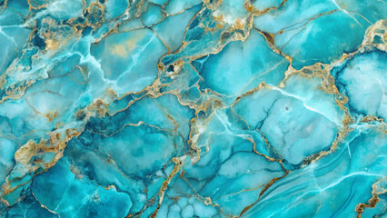 Obraz premium Turquoise blue abstracts marble texture background