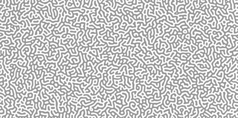 Fototapeta premium Abstract Reaction-diffusion or Turing pattern natural texture in coral grey gradient colour scheme. Linear design with biological shapes. Organic lines in memphis. abstract turing organic wallpaper. 