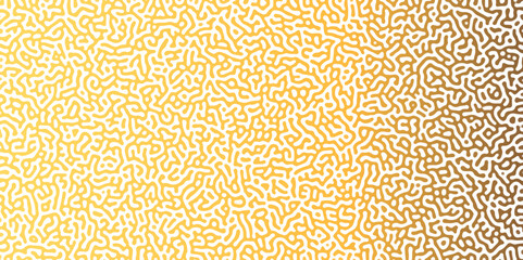 Abstract Reaction-diffusion or Turing pattern natural texture in coral beige gradient colour scheme. Linear design with biological shapes. Organic lines in memphis. abstract turing organic wallpaper.	