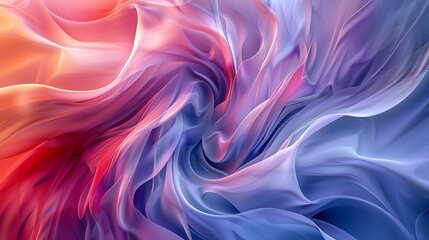 Obraz premium An energetic liquid wave abstract with vivid colors and sharp, undulating lines, giving the design a sense of continuous motion. 8k UHD, suitable for high-quality printing or digital display. 