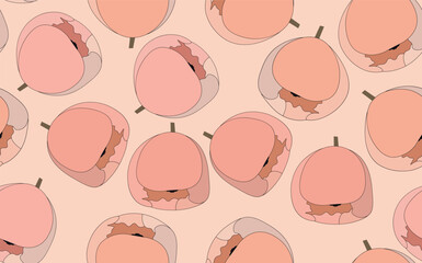 Spring colorful vector illustration with tulips. Cartoon style. Simple minimalistic pattern with nature elements. Vector illustration for fabric, textile, poster, invitation