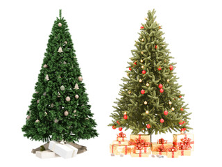 christmas tree with gifts