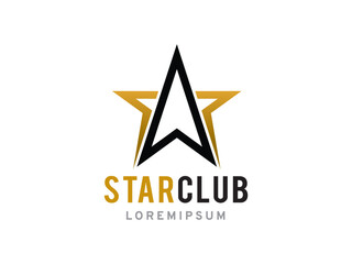 Star logo symbol or icon template