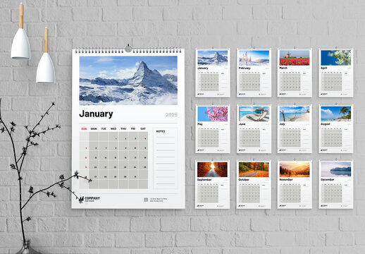 2025 Calendars Layout
