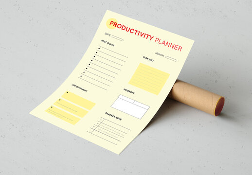 Daily Productivity Planner