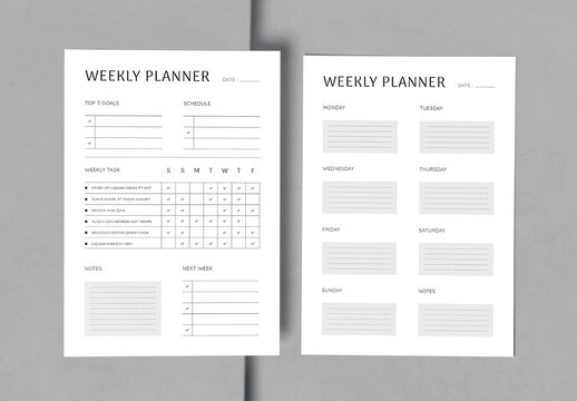 Weekly Planner Template