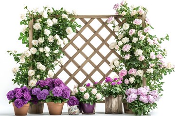 Rose and beautiful bouquet leaves