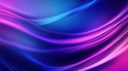 Obraz premium Abstract Purple and Blue Swirling Light