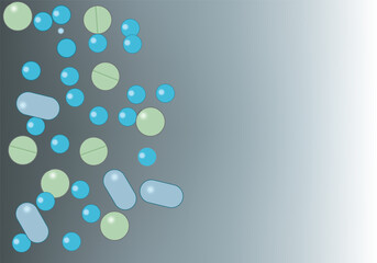 abstract background with bubbles vector illustration