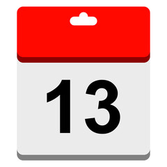 simple calendar with show the date only 