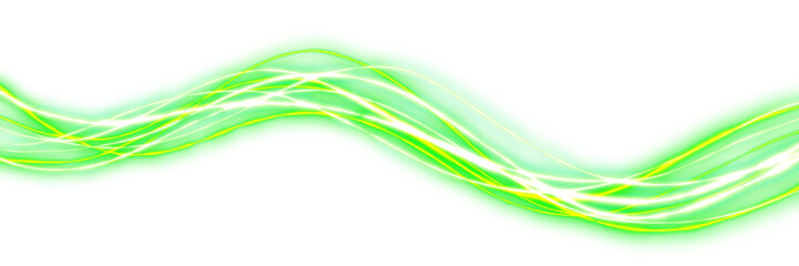 Speed Light Burst Effect isolated on transparent background