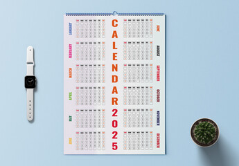 Calendar Template Layout