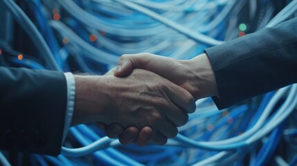 Handshake in a Server Room