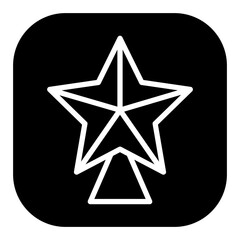 Christmas Tree Topper Vector Icons