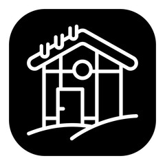 Gingerbread House Vector Icons