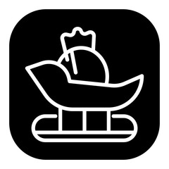 Sleigh Vector Icons