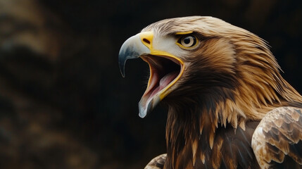 Obraz premium A picture of an eagle.