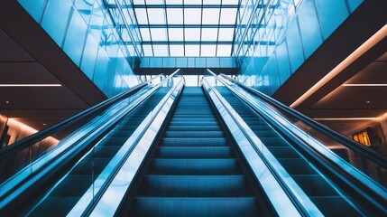 Fototapeta premium Escalator Upwards