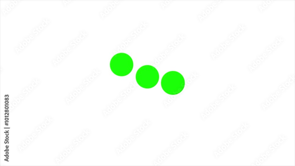 Aufkleber circle bar for loading animation video with white background.