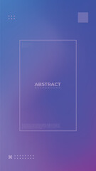 Landing Page with Holographic Abstract Gradient Effect
