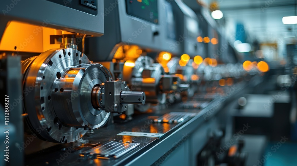 Poster precision cnc machines in operation