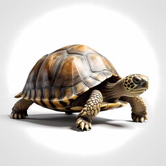 Obraz premium turtle on a white background