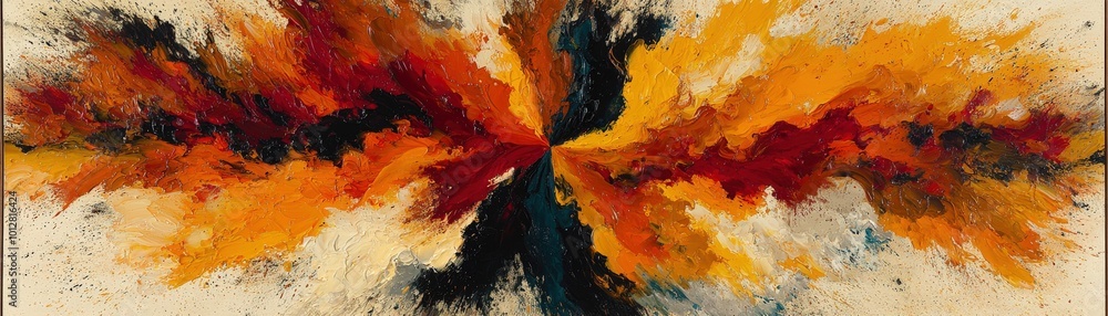 Aufkleber vibrant abstract explosion of color and texture