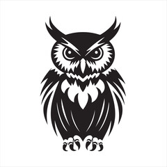 owl on white background,owl, bird, cartoon, animal, illustration, vector, cute, character, nature, art, design, drawing, wing, halloween, beak, feather, eyes, branch, fun, funny, wise, wild, icon,
