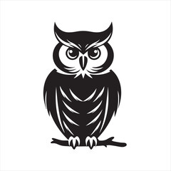owl on white background,owl, bird, cartoon, animal, illustration, vector, cute, character, nature, art, design, drawing, wing, halloween, beak, feather, eyes, branch, fun, funny, wise, wild, icon,
