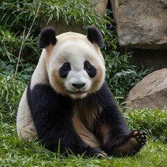 Obraz premium LeonardoKino XL england city zoo panda