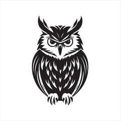 owl on white background,owl, bird, cartoon, animal, illustration, vector, cute, character, nature, art, design, drawing, wing, halloween, beak, feather, eyes, branch, fun, funny, wise, wild, icon,
