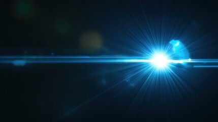 Blue Light Flare