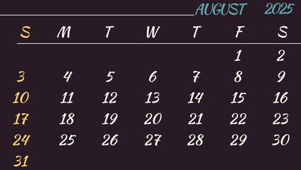 calendar2025
