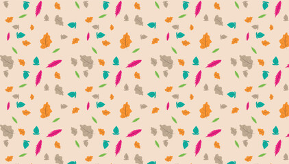 Leaves seamless pattern