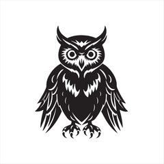 Fototapeta premium owl vector illustration