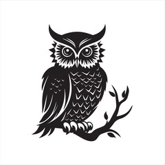 Obraz premium owl vector illustration