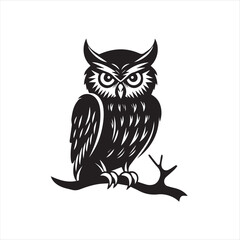 Fototapeta premium owl vector illustration