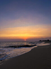 hawaii island ocean sunset 
