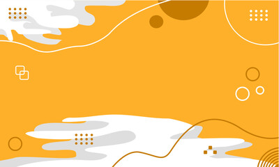 Minimalist Geometric Background. Orange Design for landing page, website, banner, etc.