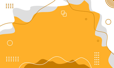 Minimalist Geometric Background. Orange Design for landing page, website, banner, etc.