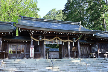 Naklejka premium 飛驒一宮水無神社