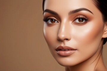 Fototapeta premium The Beauty Ritual Applying Confidence with Care