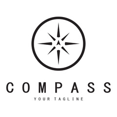 compass icon isolated on background.modern flat compass pictogram,business,marketing,internet concept.trendy simple vector symbol for websitedesign or button to mobile app.logo illustration.